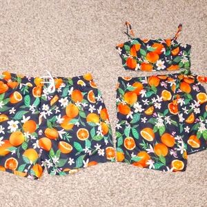 Couple Matching Oranges Set